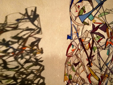 lampe vitrail