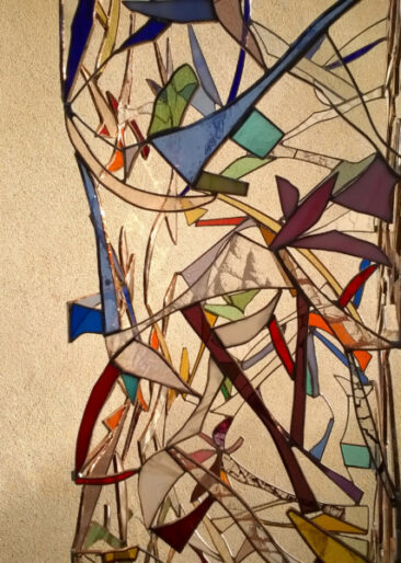 lampe vitrail